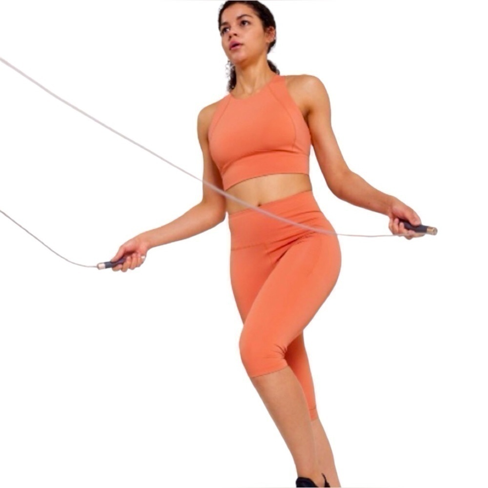Calia Crop Leggings Women's Powermove Collection High-Rise Apricot size-XL NWT
